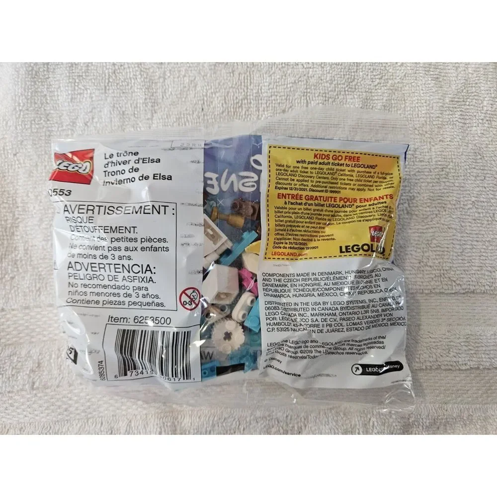 LEGO 30553 2019 Frozen 2‎ Elsa's Winter Throne New Sealed Polybag
